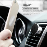 Baseus Car Phone Holder For iPhone Samsung Xiaomi 360 Degree Magnetic Phone Holder Air Vent Mount Car Cell Phone Holder Stand